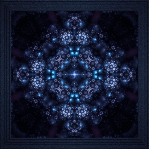 Diamond Blossoms Crystal Rose Fractal Artwork